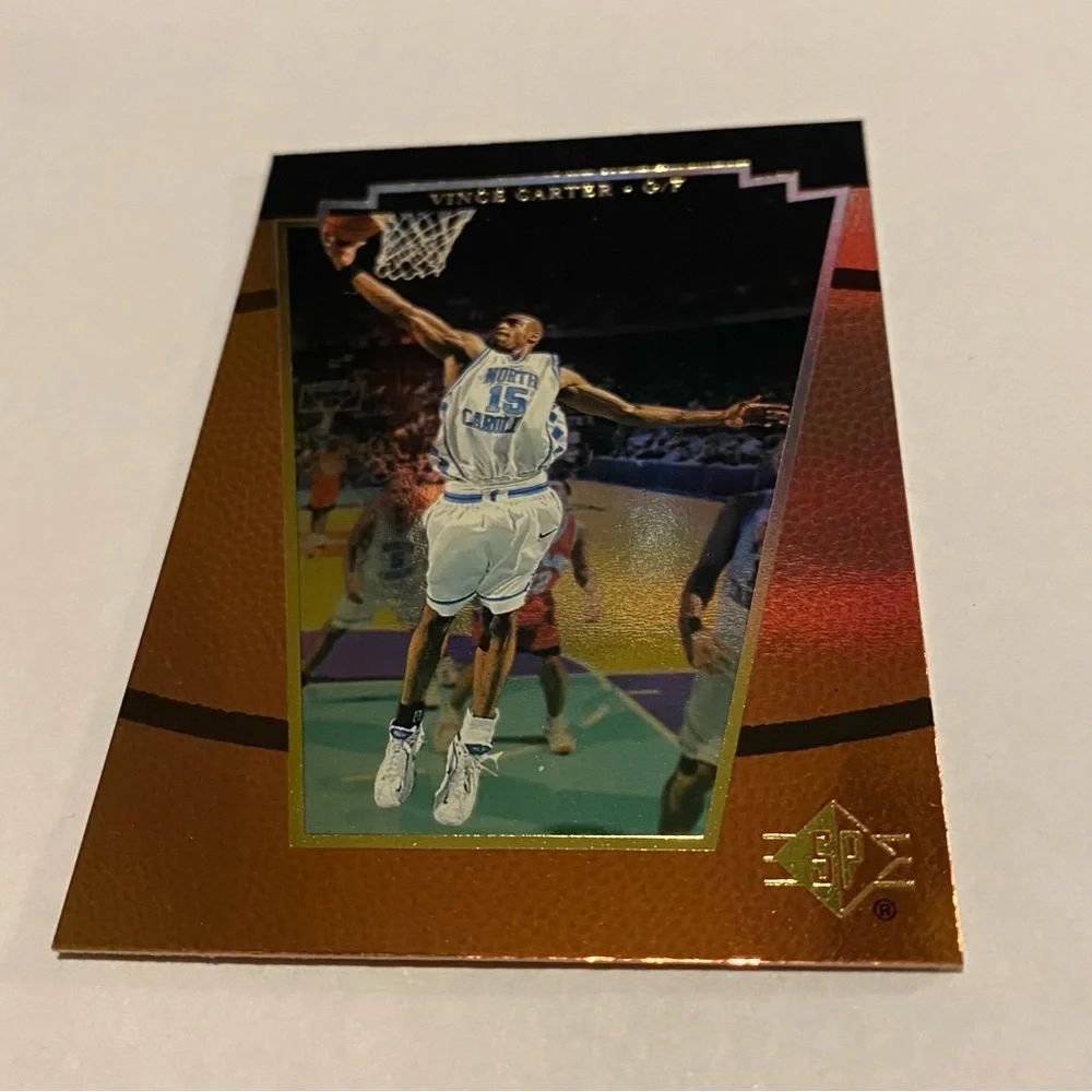 Vince Carter Rookie Card Upper Deck S/P Basketball Card Vintage Collectible